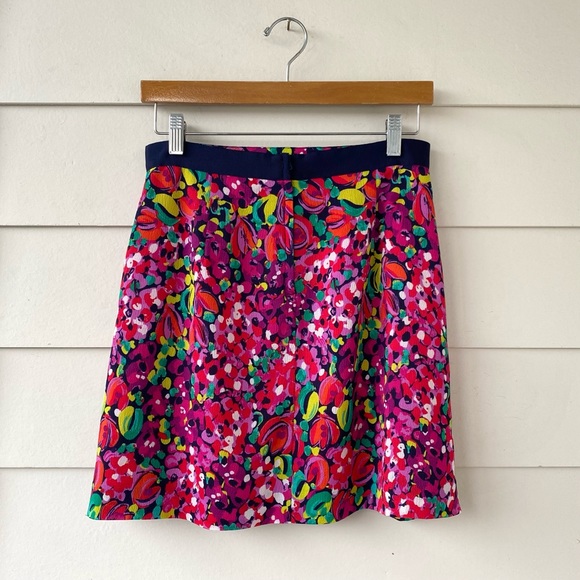 LILLY PULITZER • Clover Skirt Floral Multicolor Wild Confetti Size 8 - Picture 12 of 16